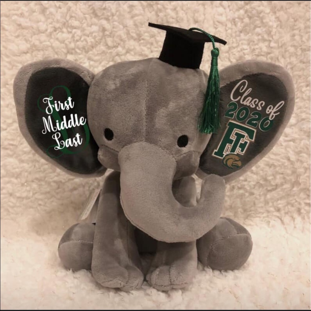 Graduation Elephant Personalized - Picture 2 of 2